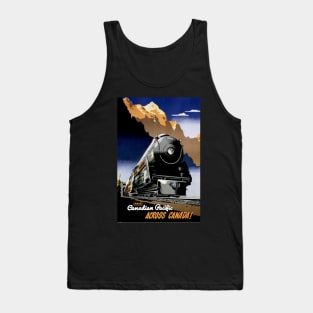 Peter Ewart 1947 - Canadian Pacific Railway -  Vintage Travel Tank Top